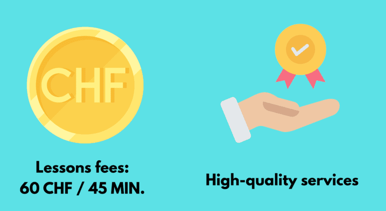 Lessons fees High-quality services